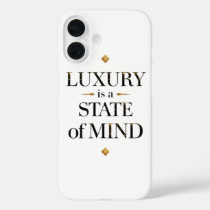 Classy Minimalist Luxury State Of Mind iPhone 16 Case