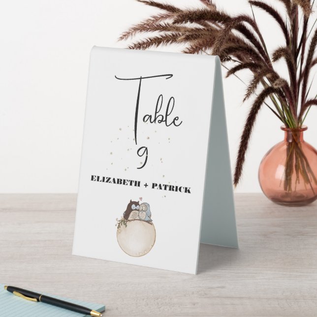 Classy minimalist ,owls in love (In SItu (Table))