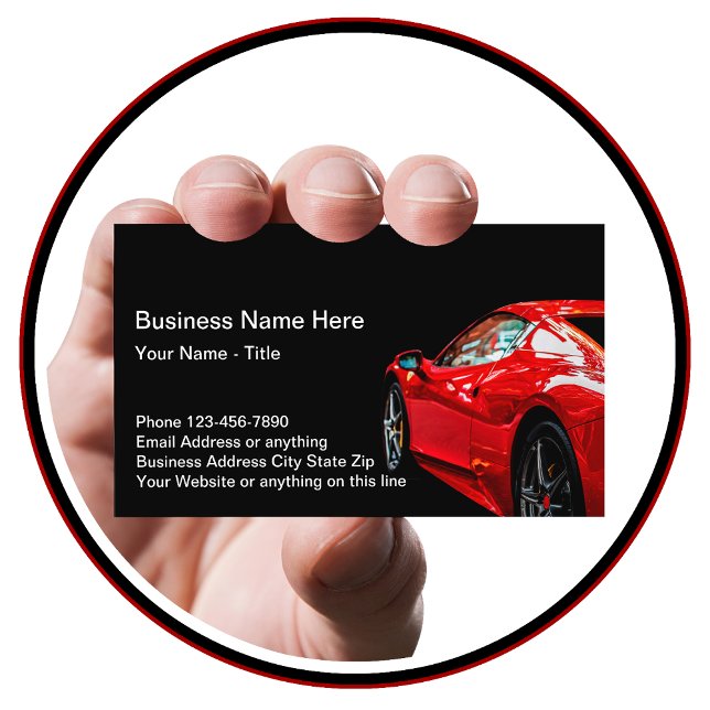 Classy Modern Automotive Business Cards (Creator Uploaded)