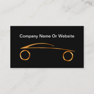 Classy Modern Automotive Theme Business Card