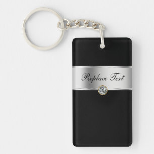 Classy Monogram Keychains
