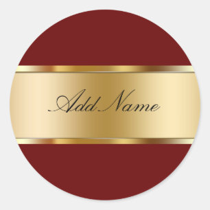 Classy Monogram Stickers
