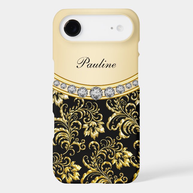 Classy Monogram Style Case-Mate iPhone Case (Back)