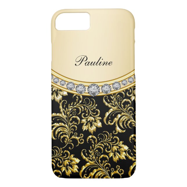 Classy Monogram Style Case-Mate iPhone Case (Back)