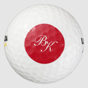 Classy Monogram Style Golf Balls