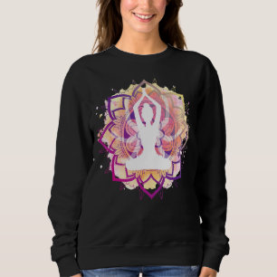 Classy Mood Lotus Flower Mandala Yoga Meditation G Sweatshirt