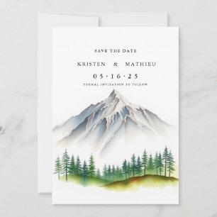 Classy Mountain Save The Date