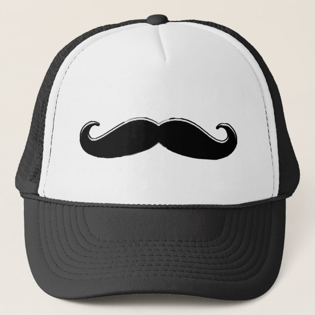 Classy Moustache Trucker Hat (Front)