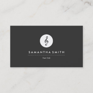 Classy Music Business Card