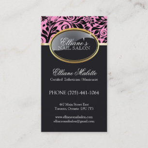 Classy Nail Salon and Aesthetics Business Cards