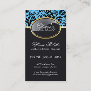 Classy Nail Salon and Aesthetics Business Cards