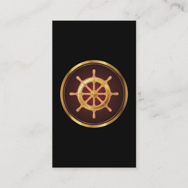 Classy Nautical Business Card (Front)
