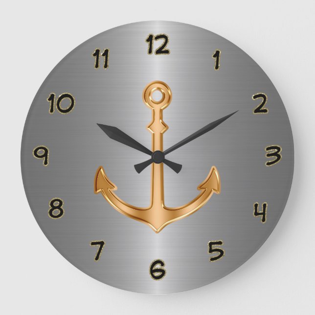 Classy Nautical Wall Decor Clocks (Front)