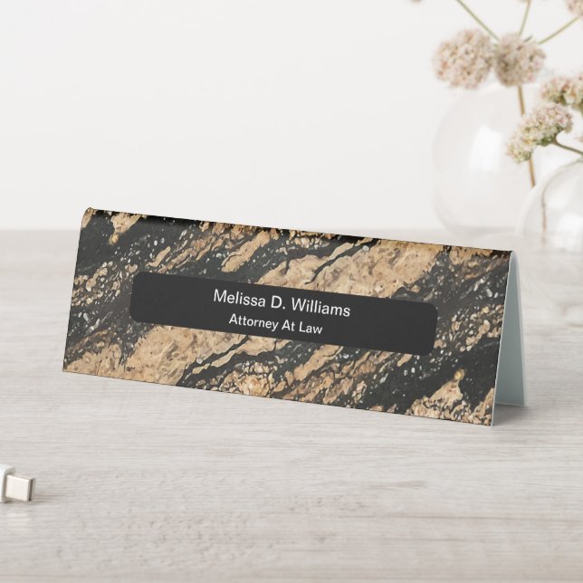 Classy Office Professional Desk Name Sign (In SItu (Table))