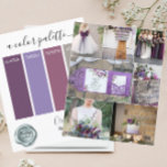 Classy Orchid Plum Wedding colours Palette Card 20<br><div class="desc">Classy Orchid Plum Wedding colours Palette Card 2024</div>