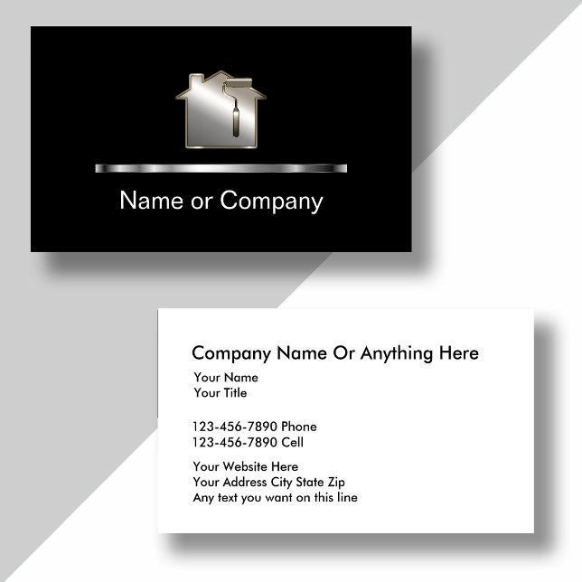 Classy Painter Business Cards (Creator Uploaded)