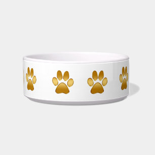 Classy Paw Prints Small Dog Bowl