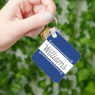 Classy personalised keychain - closing gift