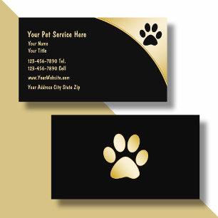 Classy Pet Business Cards