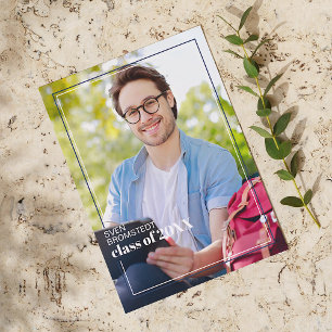 Classy Photo Personalised Congratulations Graduate Announcement