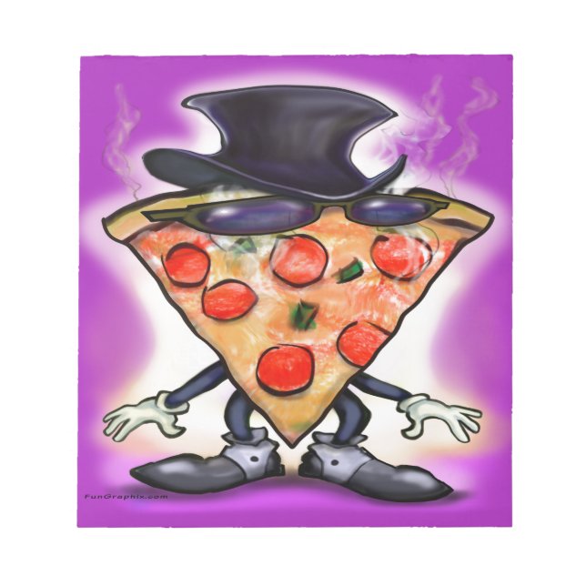 Classy Pizza Notepad (Front)