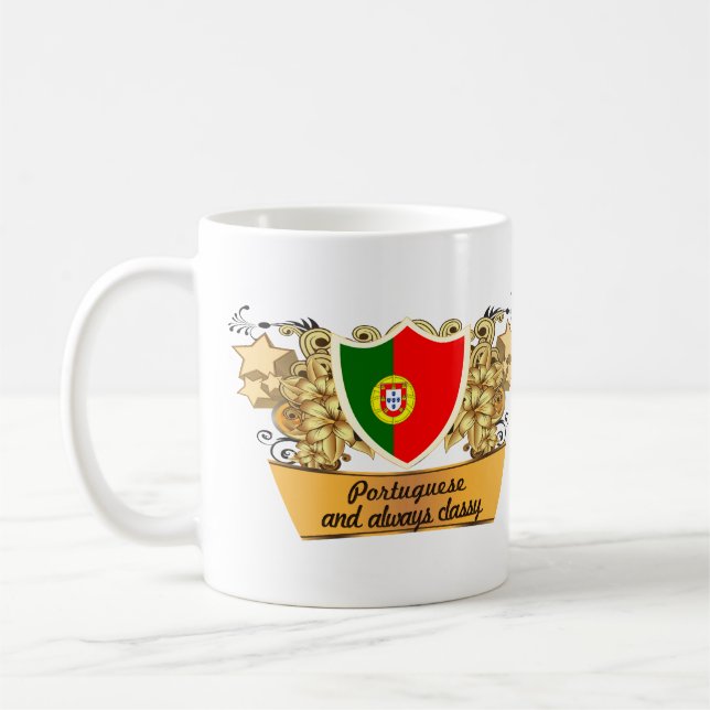 Classy Portuguese Coffee Mug (Left)