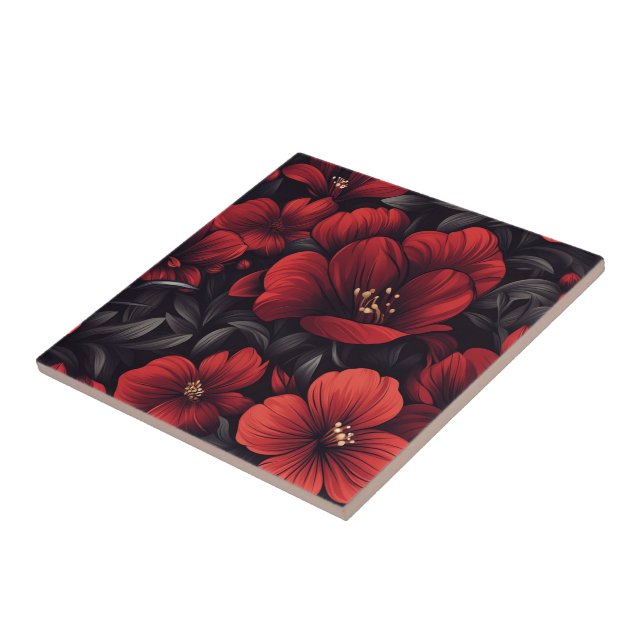 Classy Portuguese Rose Ceramic Tiles (Side)