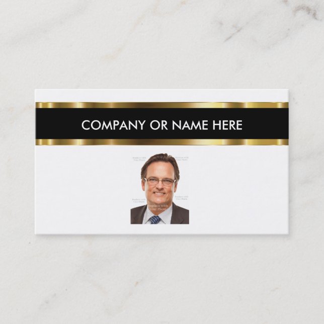 Classy Professional Business Cards (Front)