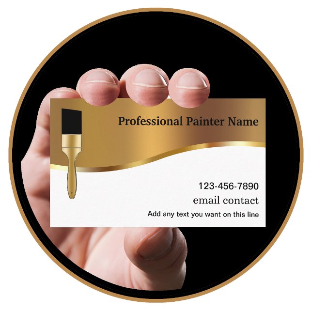 Classy Professional Painter Business Cards (Creator Uploaded)