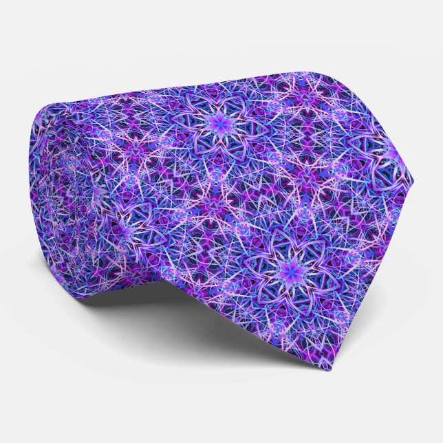 Classy Purple Tie (Rolled)