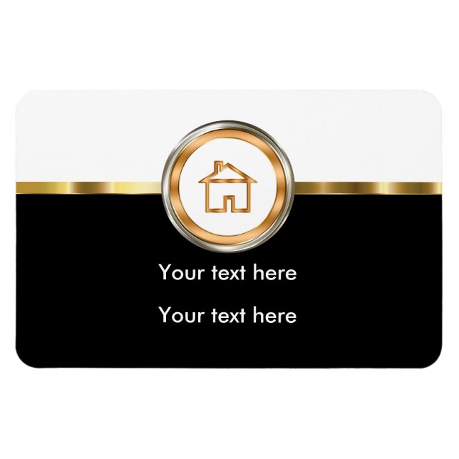 Classy Real Estate Agent Magnets (Horizontal)