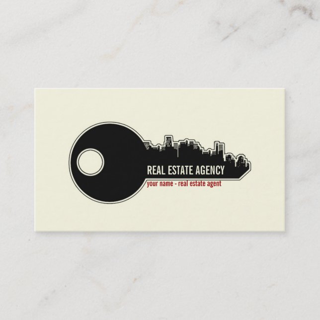 Classy - Real Estate Business Card (Front)