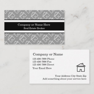 Classy Real Estate Business Cards