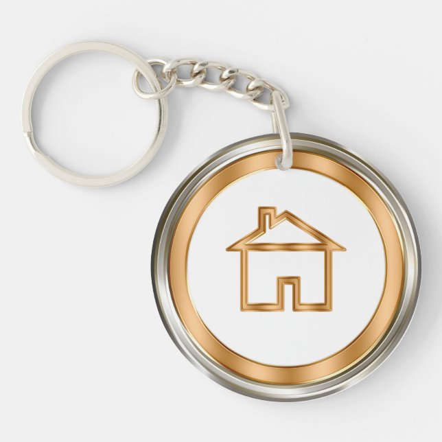 Classy Real Estate Keychains (Front)