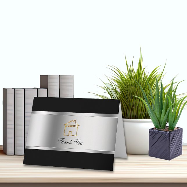Classy Real Estate Thank You Cards (Creator Uploaded)