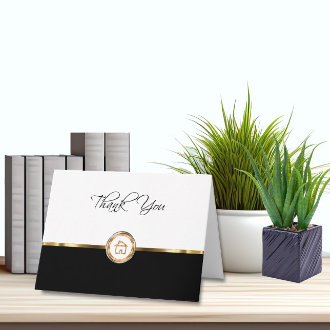 Classy Real Estate Thank You Cards (Creator Uploaded)