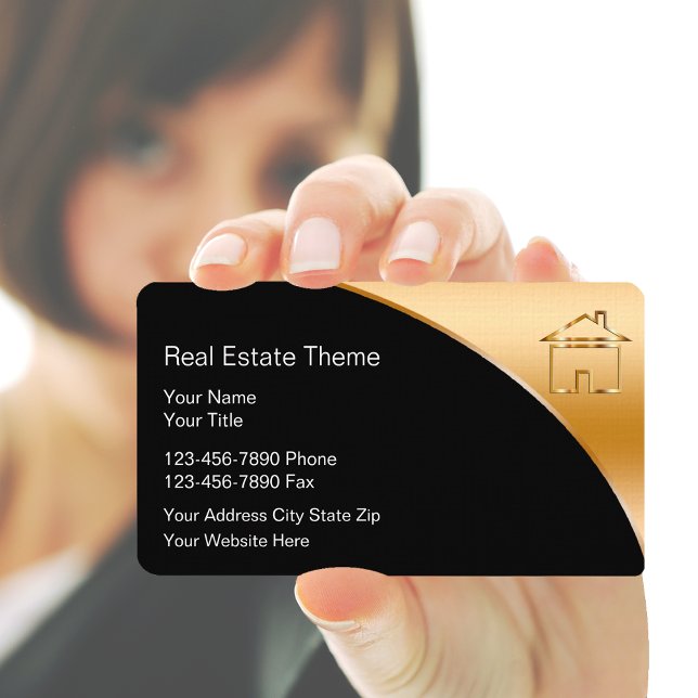 Classy Real Estate Theme Business Cards (Creator Uploaded)