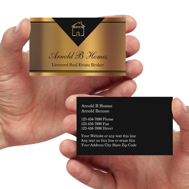 Classy Realtor Business Cards (Creator Uploaded)