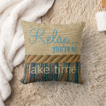 Classy Relax You Are On Lake Time Quote