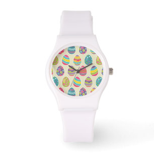 Classy Retro Easter Eggs Happy Easter Day Watch