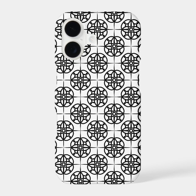 Classy Retro Vibe Geometric Pattern (Back)
