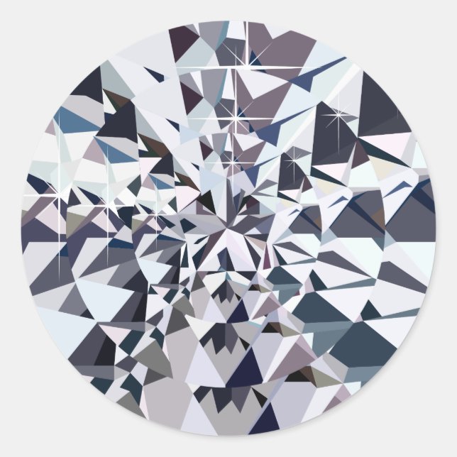 Classy Rhinestone Sticker (Front)