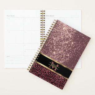 Classy Rose Gold Personalised Planner