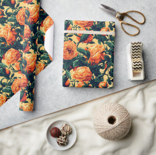 Classy Rose Minimalist Wrapping Paper
