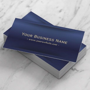 Classy Royal Blue Business Card