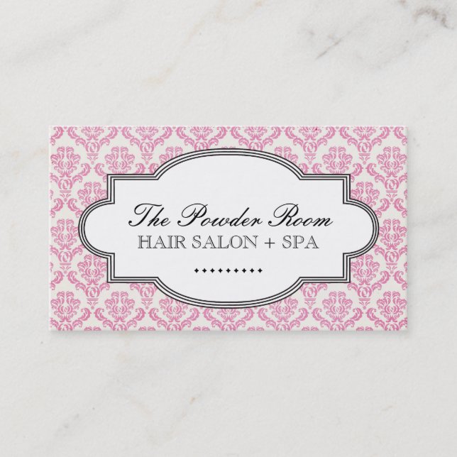 Classy Salon and Spa Business Card (Front)
