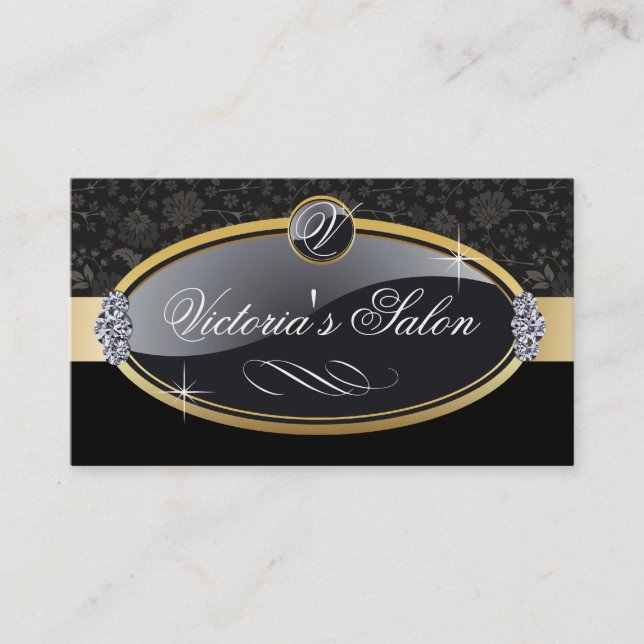 Classy Salon Business Card (Front)