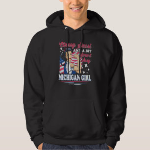 Classy Sassi And A Bit Smart Assi Michigan Girl Hoodie
