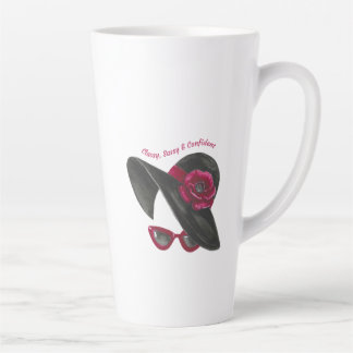 Classy, Sassy, Confident Lady Silouhette Latte Mug