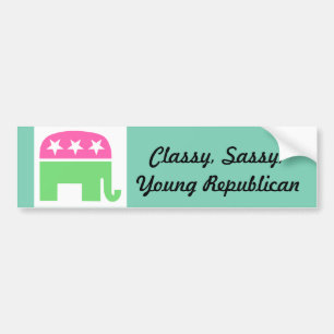 Classy, Sassy, Young Republican Bumper Sticker